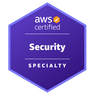AWS Security Specialty certification badge
