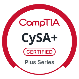 CySA+ certification badge