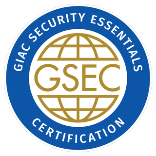 GSEC certification badge