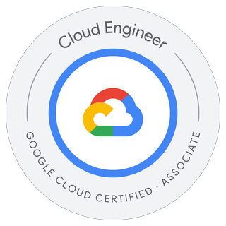 GCP Associate Cloud Engineer certification badge