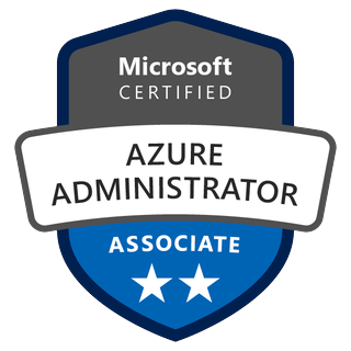 Azure Administrator Associate certification badge