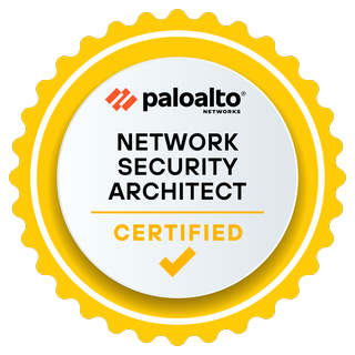 Network Security Architect certification badge