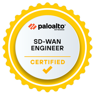 SD-WAN Engineer certification badge