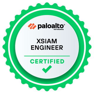 XSIAM Engineer certification badge